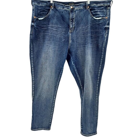 Universal Standard Seine High Rise Skinny Jeans 27 Inch Medium Wash Women's 30 - Picture 1 of 8